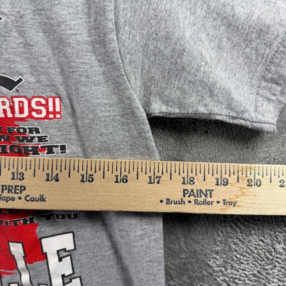 Fruit of the Loom Louisville Football 2013 Cardinals T-Shirt Mens Small Gray - Picture 3 of 8